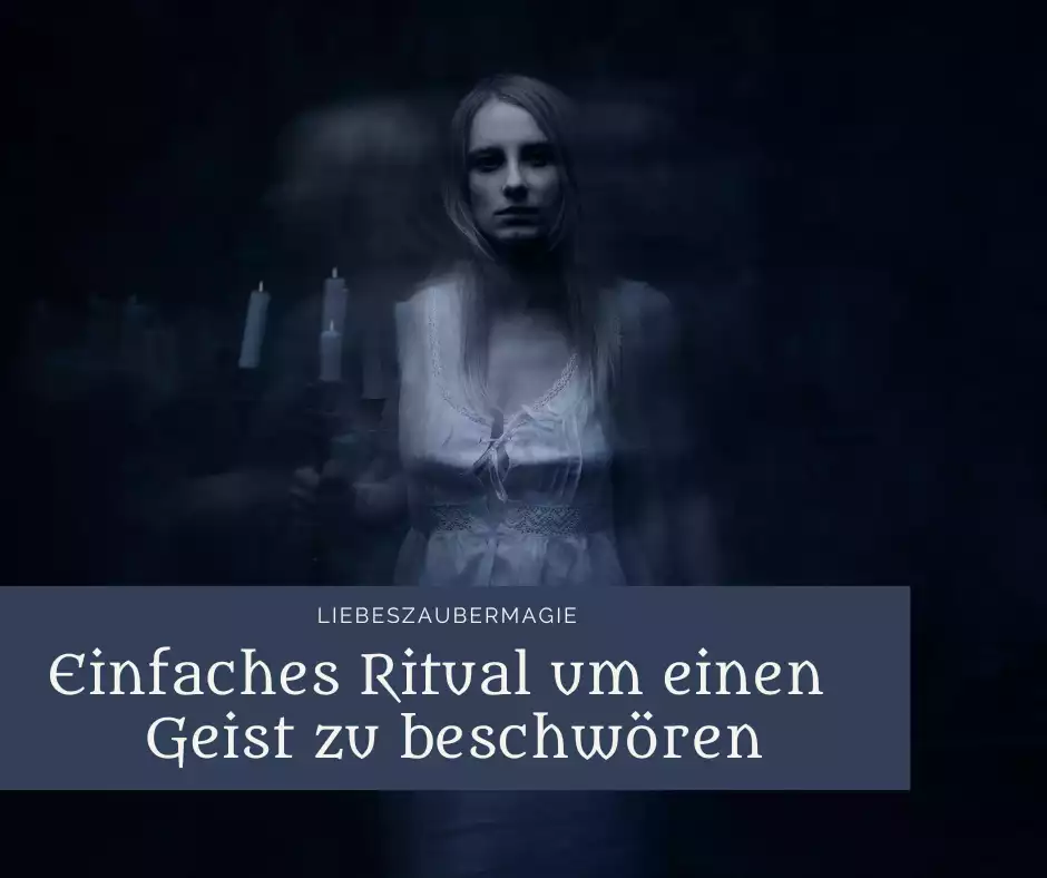 Ritual um Geist zu beschwören