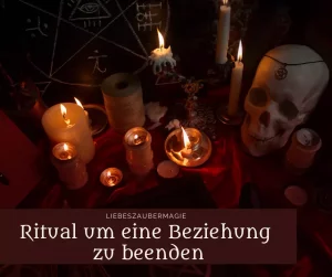 Ritual um eine Beziehung zu beenden