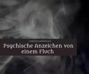 Psychische Anzeichen von einem Fluch